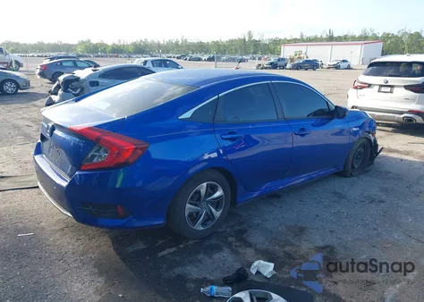 2020 Honda Civic Lx from USA, damaged, VIN 2HGFC2F61LH593555